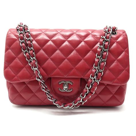 sacs rouge chanel|chanel bag for sale.